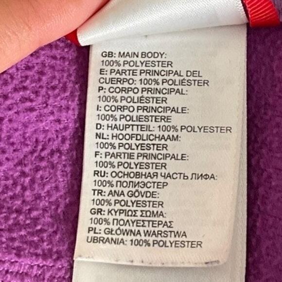 The North Face Women’s Full-Zip Fleece Jacket – Purple Size Medium Active Cozy - Picture 11 of 12